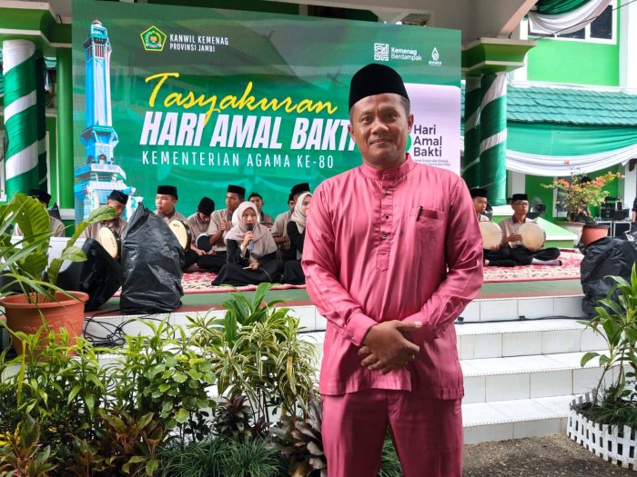 Kepala MTsN 7 Bungo Hadiri Tasyakuran HAB ke-80 Kemenag Provinsi Jambi