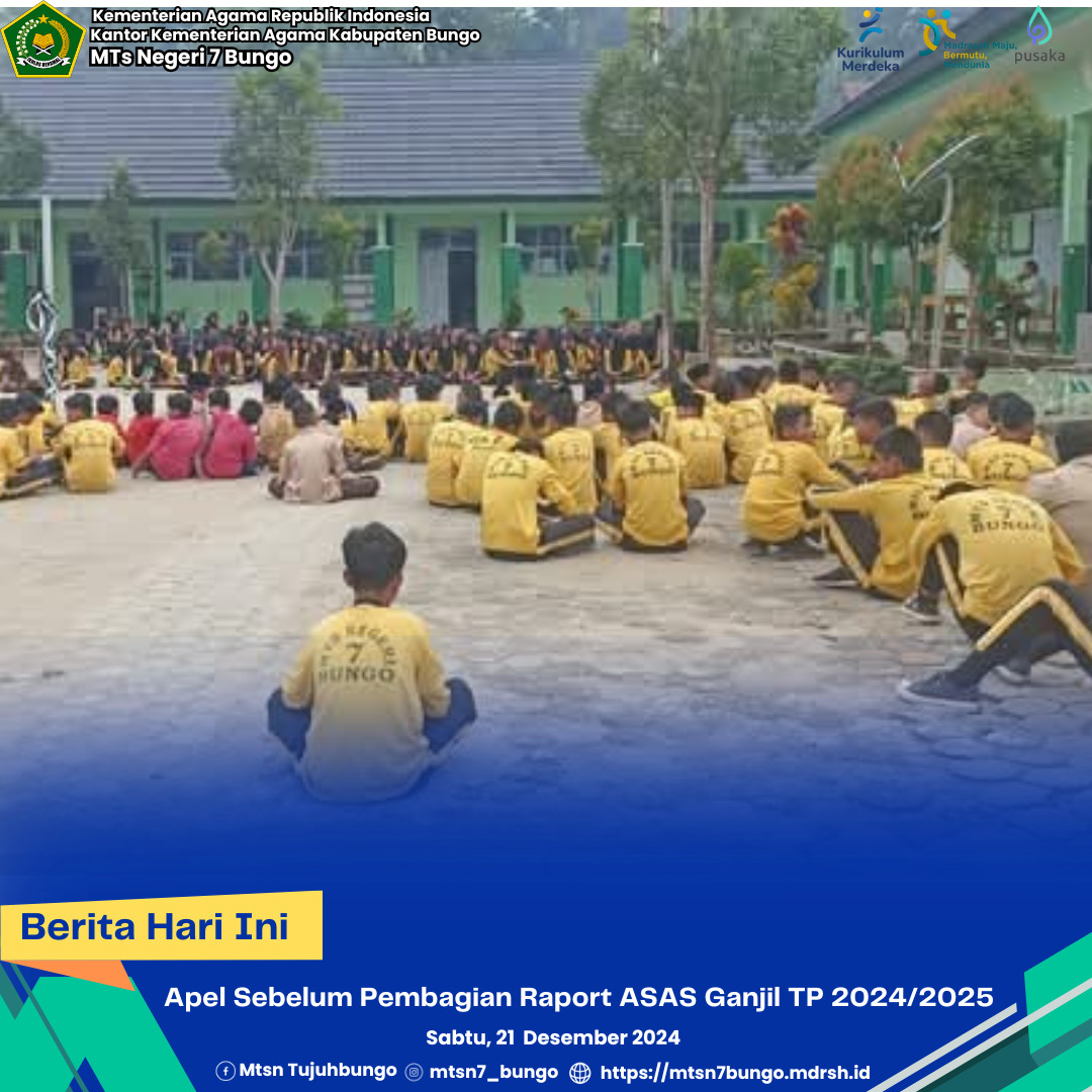 Apel Sebelum Pembagian Raport ASAS Ganjil TP 2024/2025