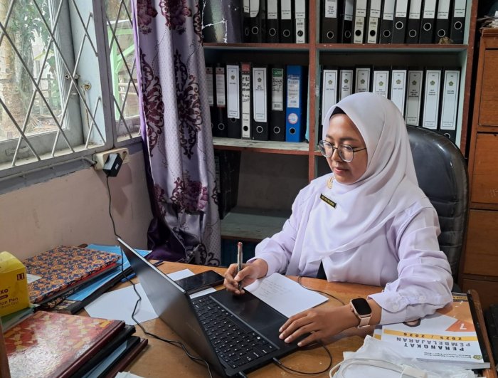 Cinta Invia Wulandari CPNS Formasi 2024 Paparkan Rancangan Aktualisasi di MTsN 7 Bungo