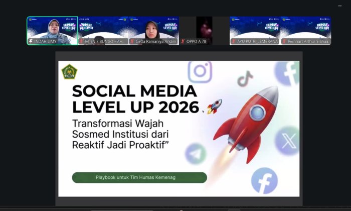 MTsN 7 Bungo Ikuti Humas Level Up Kemenag, Tingkatkan Kompetensi Pengelolaan Media Sosial yang Strategis dan Berdampak
