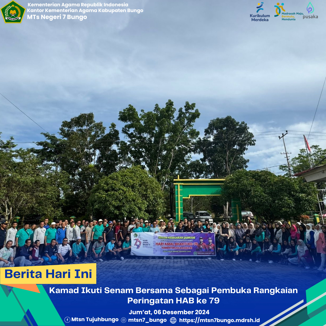 Kamad Ikuti Senam Bersama Sebagai Pembuka Rangkaian Peringatan HAB ke 79