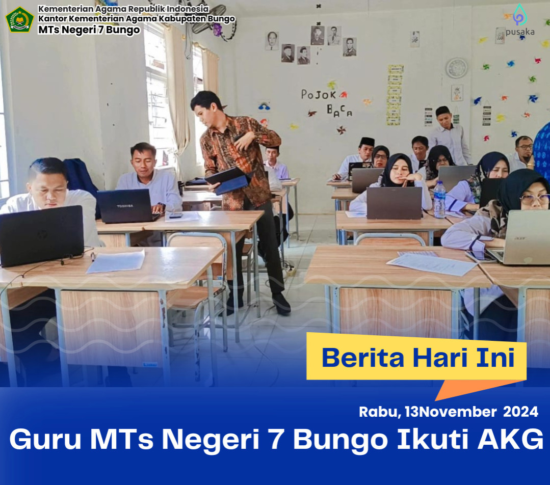 Guru MTs Negeri 7 Bungo Ikuti AKG