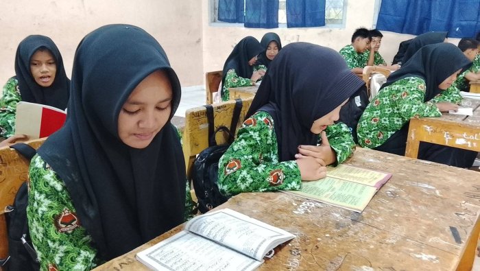 Literasi Pagi Qurani Warnai Aktivitas MTsN 7 Bungo, Perkuat Hafalan Juz 30