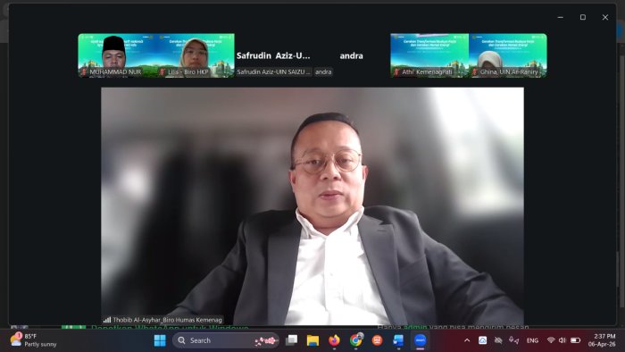 Perkuat Narasi Nasional,MTsN 7 Bungo Ikuti Rakor Kehumasan Kemenag RI tentang Transformasi Budaya Kerja dan Hemat Energi