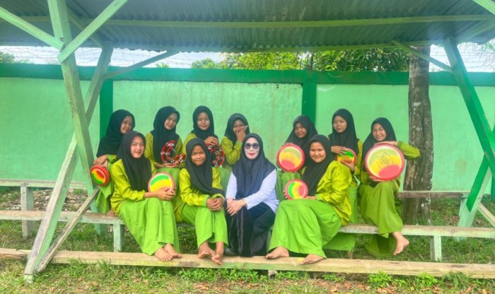 Tim Kasidah Rebana MTsN 7 Bungo Sukses Tampil Meriahkan Kegiatan BRUS