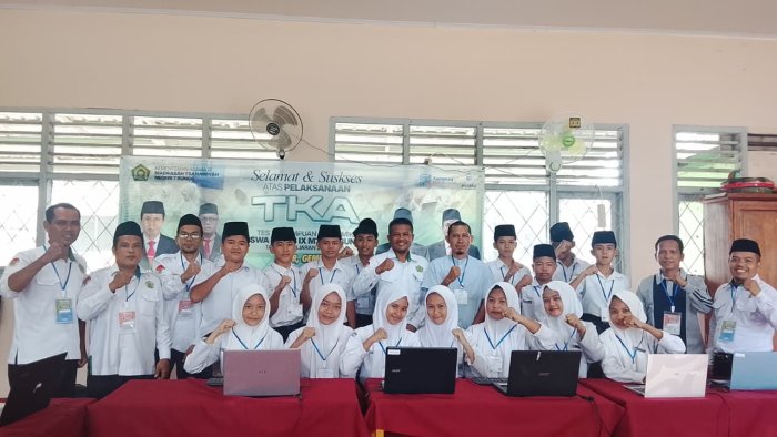Sukses, MTsN 7 Bungo Laksanakan Tes Kemampuan Akademik (TKA) Tahun 2026