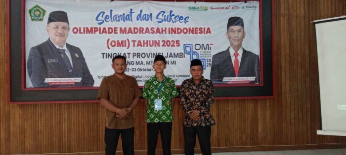 Siswa MTsN 7 Bungo Tuntaskan Perjuangan di OMI 2025 Tingkat Provinsi