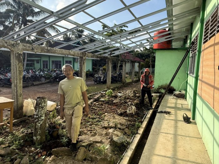 MTsN 7 Bungo Lakukan Renovasi dan Pembangunan Area Parkir Demi Kenyamanan dan Kerapian Madrasah