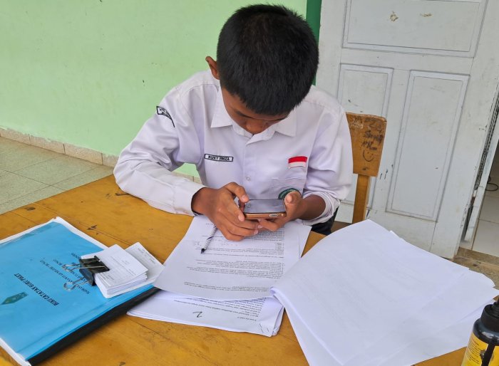 Siswa Mts N 7 Bungo Rizky Fahrur Reza Giat Latihan Hadapi OMI Tingkat Provinsi
