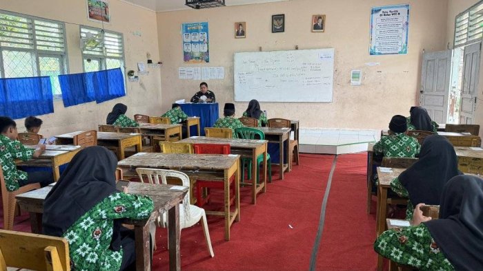 Pelaksanaan ASAS Ganjil 2025/2026 di Ruang 1 MTsN 7 Bungo Berlangsung Lancar dan Kondusif