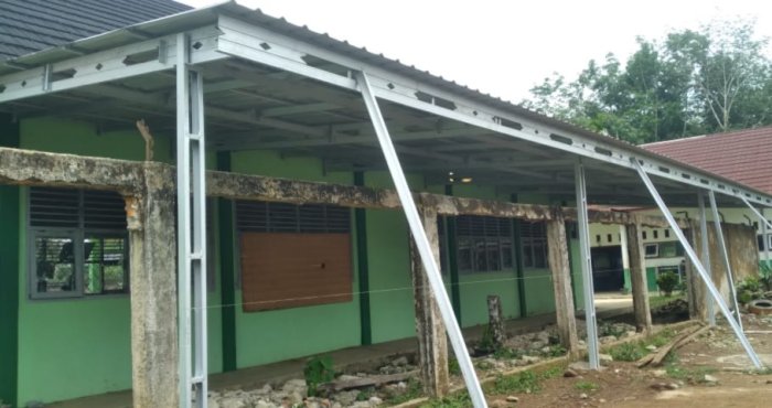 Wajah Baru Area Parkir MTsN 7 Bungo: Tertib, Nyaman, dan Lebih Estetis