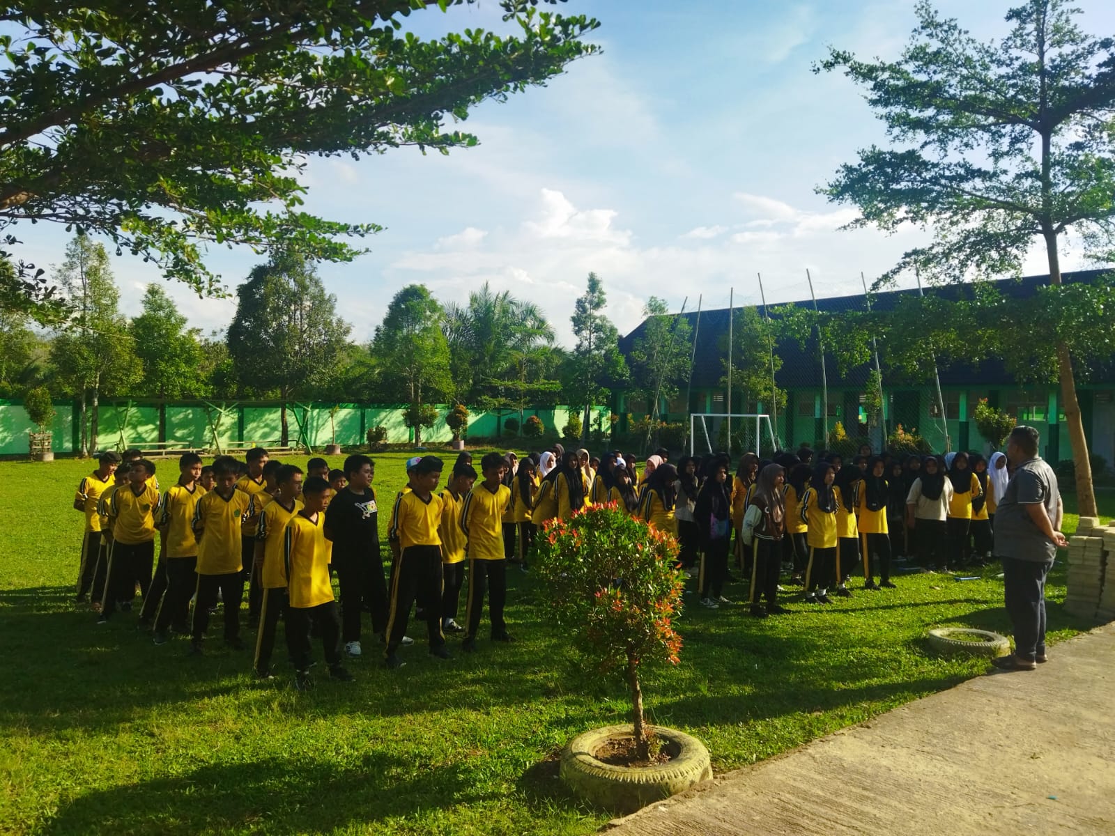 MTs Negeri 7 Bungo Gelar Seleksi Pasukan Inti Marching Band, Puluhan Siswa Antusias Ikut Berpartisipasi