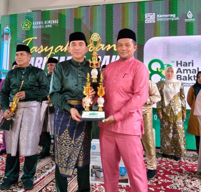 MTsN 7 Bungo Raih Dua Prestasi pada Puncak HAB Kementerian Agama RI ke-80 Tingkat Provinsi Jambi