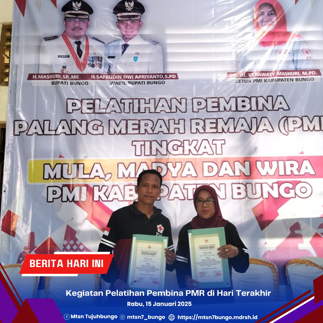Kegiatan Pelatihan Pembina PMR di Hari Terakhir