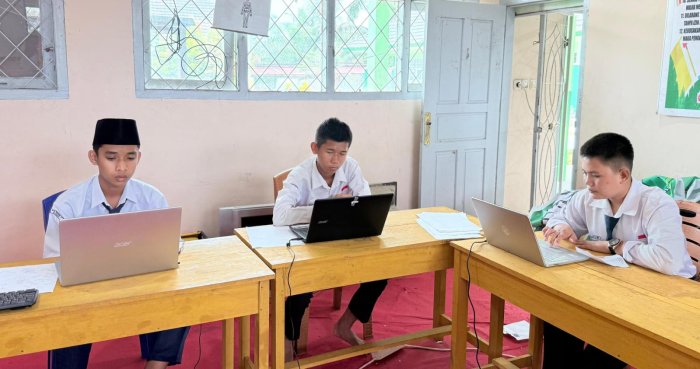 MTsN 7 Bungo Sukses Gelar Uji Coba OMI, Siswa Siap Hadapi Kompetisi Tingkat Kabupaten