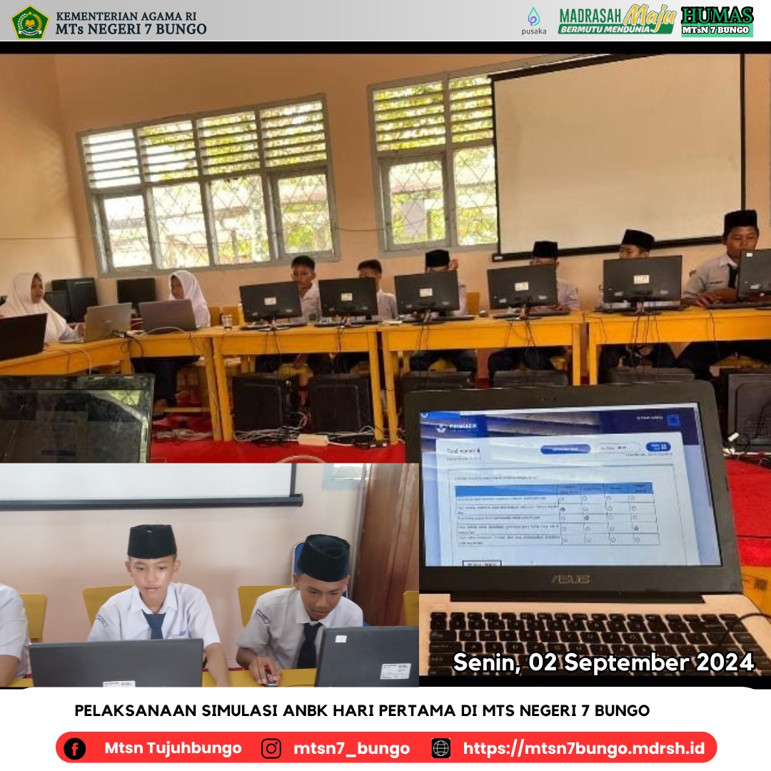 Simulasi ANBK Melatih Kesiapan dan Mengecek Persiapan 