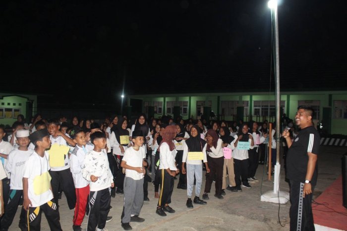 Malam Keakraban MATAMUDA Camp MTsN 7 Bungo Semarak dengan Lomba Yel-Yel Antarkelompok Malam Keakraban MATAMUDA Camp MTsN 7 Bungo Semarak dengan Lomba Yel-Yel Antarkelompok