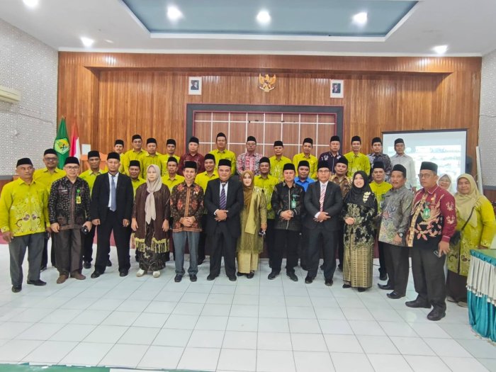 Kepala MTsN 7 Bungo Hadiri Pelantikan Kepala KUA Secara Serentak oleh Ditjen Bimas Islam Kemenag RI