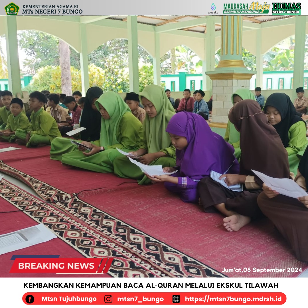 Kembangkan Kemampuan Baca Al-Qur'an Melalui Ekskul Tilawah