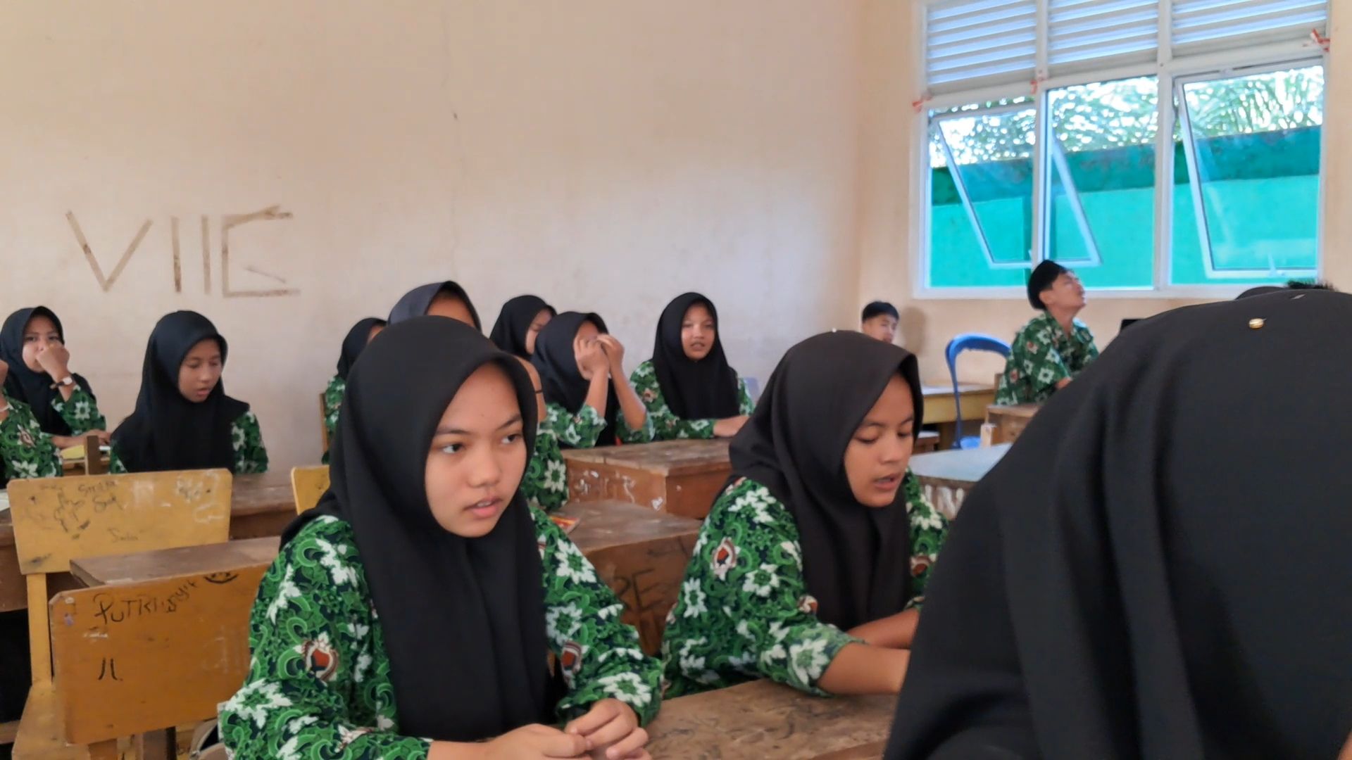 Gema sholawat berkumandang Sebelum KBM di mulai