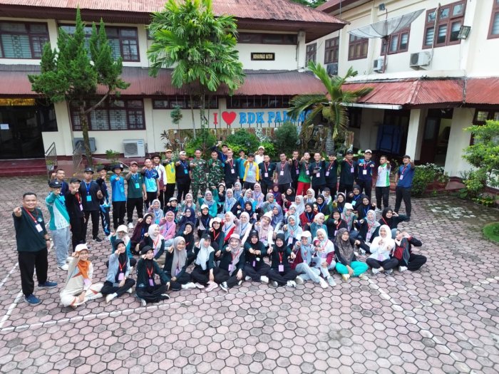 Ibu Cinta Invia Wulandari Ikuti Kegiatan PBB Latsar CPNS Bersama TNI Korem 032 Wirabraja di BDK Padang