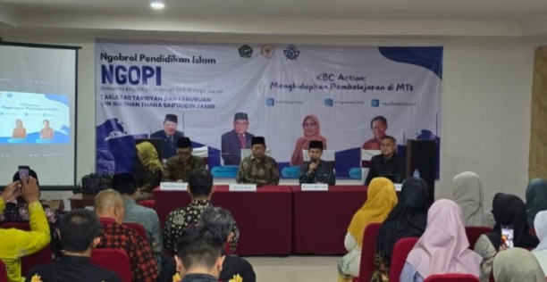 Guru MTsN 7 Bungo Ikuti Kegiatan NGOPI, Kepala Kemenag Tekankan Pentingnya Kurikulum Berbasis Cinta