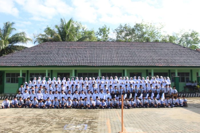 Abadikan Kenangan Terakhir, Siswa Kelas IX MTsN 7 Bungo Gelar Foto Bersama Penuh Haru dan Makna
