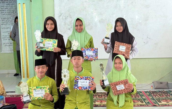 Rangkaian Peringatan Maulid Nabi Muhammad SAW 1447 H di MTsN 7 Bungo Ditutup dengan Pengumuman Pemenang Hadiah