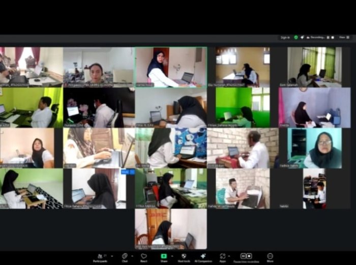 Tingkatkan Profesionalisme, Guru MTsN 7 Bungo Ikuti Uji Pengetahuan UP-UKMPPG Hari Pertama