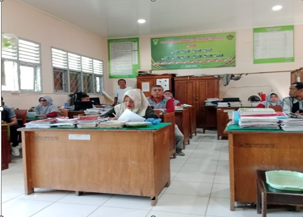 MTs Negeri 7 Bungo Gelar Evaluasi Ujian Madrasah dan Persiapan Menghadapi Ujian Praktik
