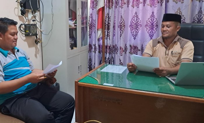 PMBM MTsN 7 Bungo Resmi Ditutup, Tim Verifikator Laporkan Hasil Seleksi Administrasi kepada Kepala Madrasah