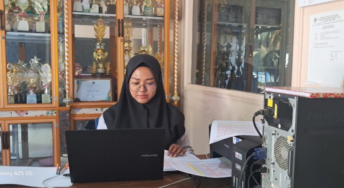 Proktor ASAS MTsN 7 Bungo Sukses Jalankan Tugas, Proses Pengolahan Nilai Mulai Dilaksanakan