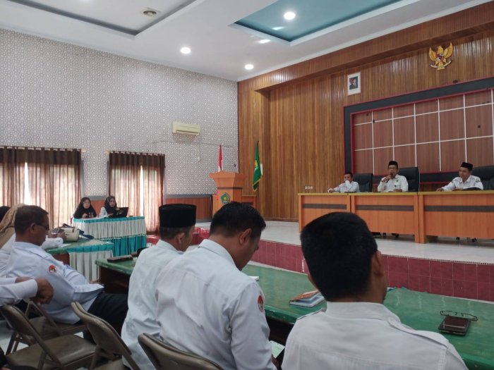 Kepala MTsN 7 Bungo Hadiri Rapat Koordinasi Bidang Madrasah se-Kabupaten Bungo