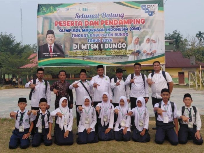 Belum Lolos ke Tingkat Provinsi, Kepala MTsN 7 Bungo Tetap Apresiasi Perjuangan Siswa di OMI 2026