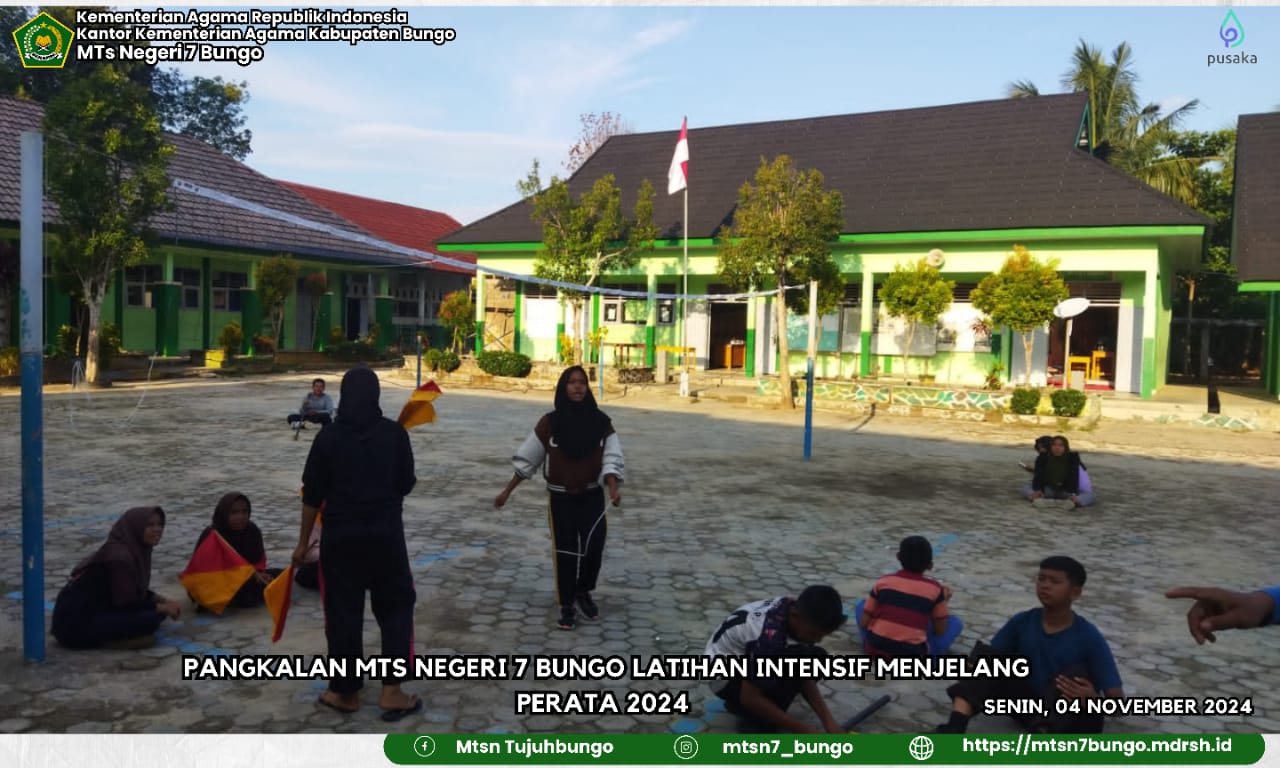 Pangkalan MTs Negeri 7 Bungo Latihan Intensif Menjelang PERATA 2024
