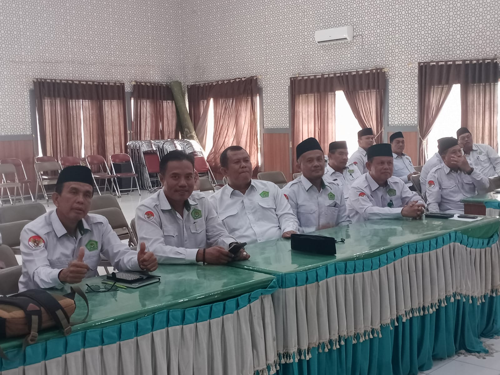 Kepala MTsN 7 Bungo Ikuti Kick Off Meeting Reformasi Birokrasi Kementerian Agama Melalui Zoom Meeting Di Aula Kemenag Bungo