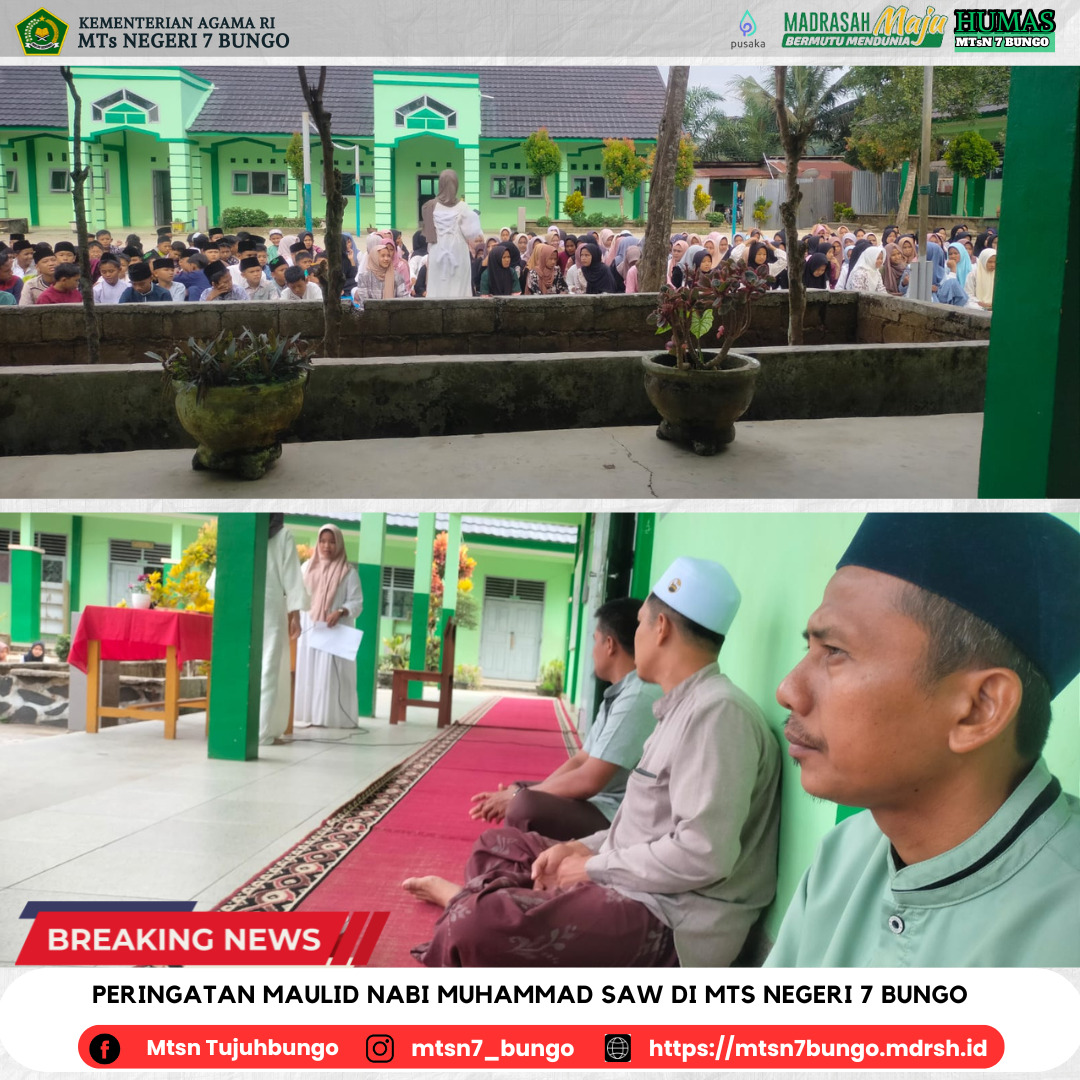 Peringatan Maulid Nabi Muhammad SAW di MTS Negeri 7 Bungo
