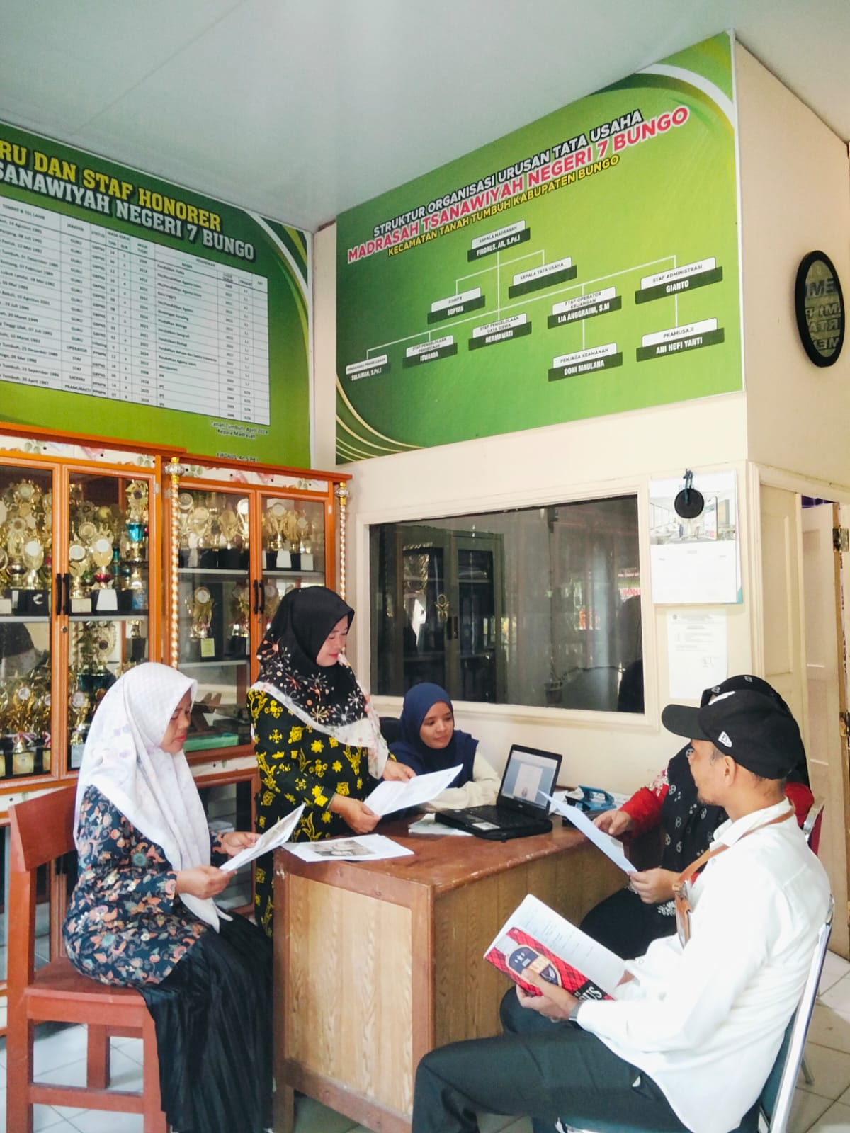 Pelayanan Prima Administrasi MTsN 7 Bungo Tetap Berjalan Selama Libur Semester