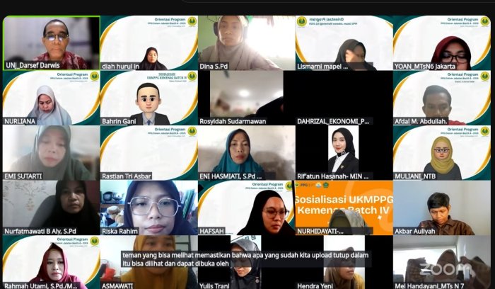 Guru BK MTsN 7 Bungo Ikuti Sosialisasi UKMPPG Batch IV Tahun 2025 yang Digelar UNJ