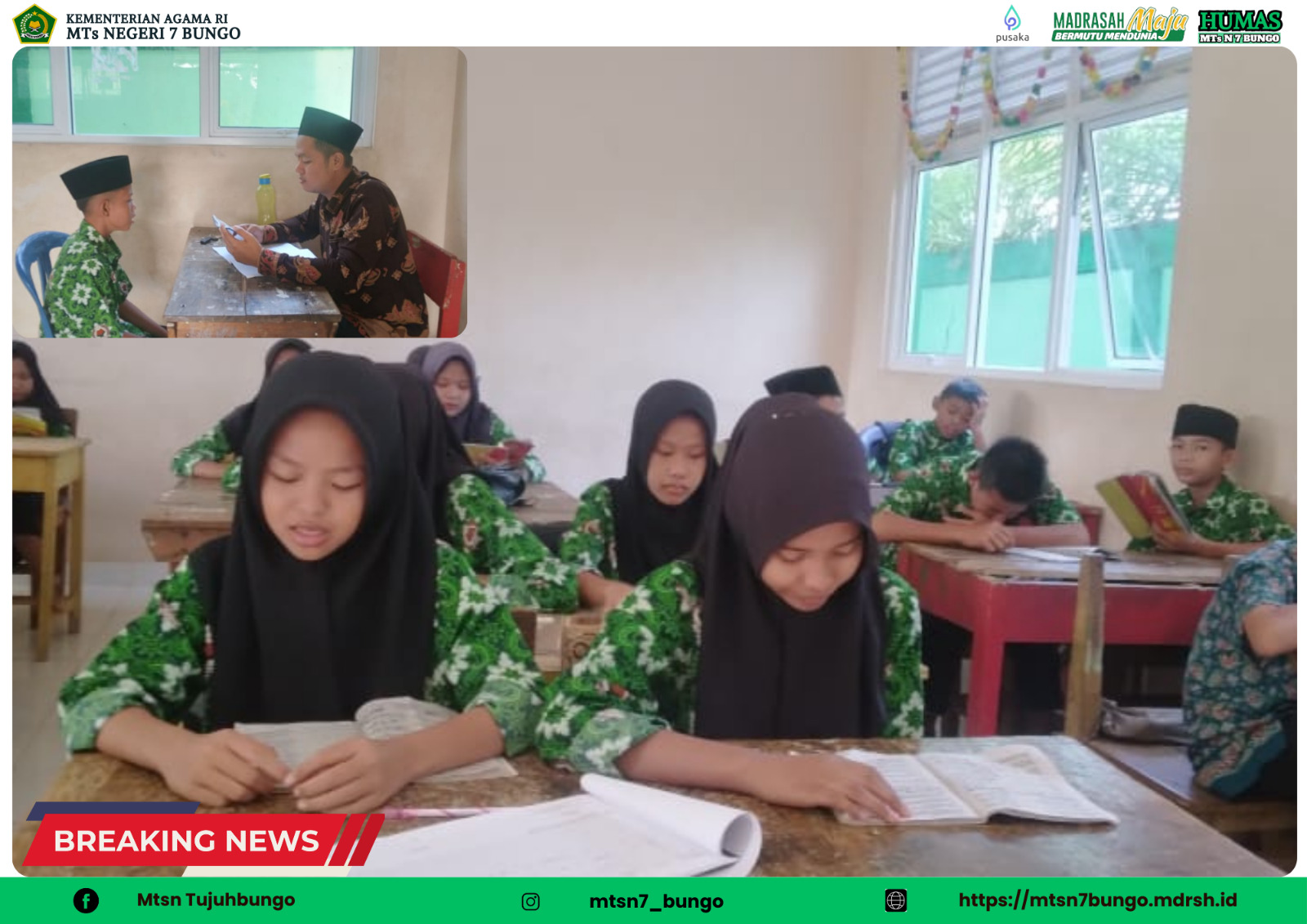 Kelas Tahfidz MTs Negeri 7 Bungo