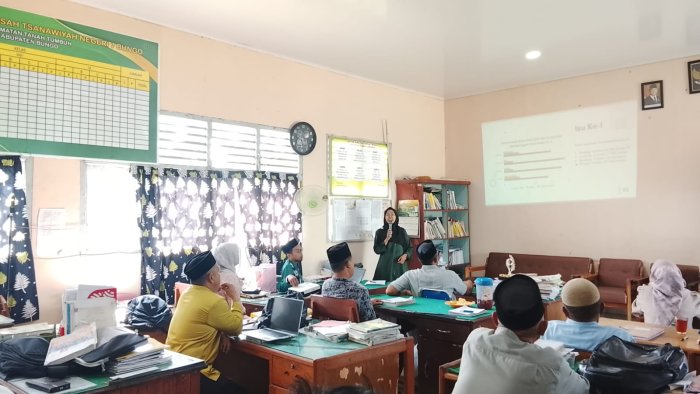 Koordinasi Aktualisasi Latsar CPNS: Cinta Invia Wulandari Laksanakan Kegiatan Bersama Rekan Sejawat di MTsN 7 Bungo