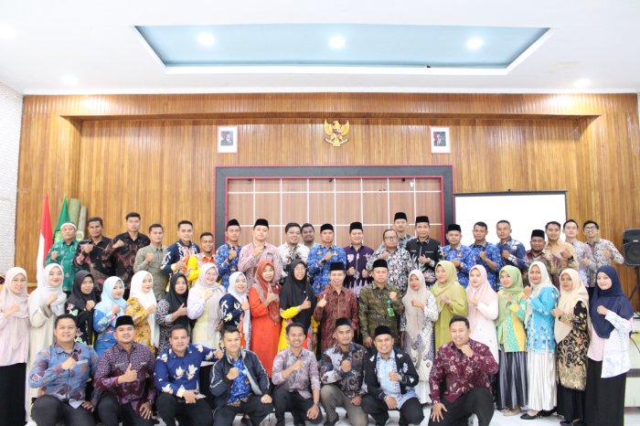 Perkuat Peran Kehumasan, Tim Humas MTsN 7 Bungo Ikuti Pembinaan Kehumasan Kemenag Kabupaten Bungo