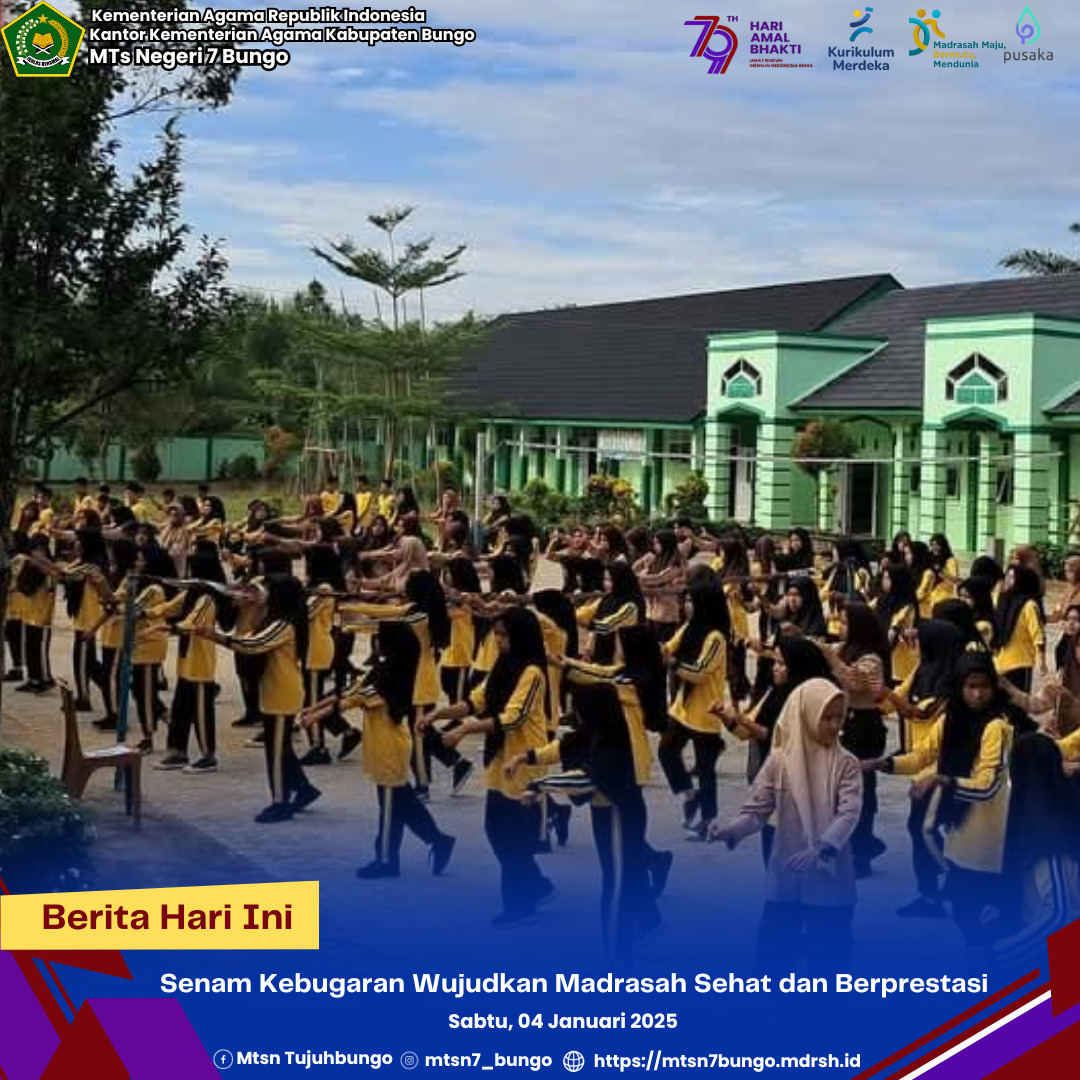 Senam Kebugaran Jasmani Wujudkan Madrasah Sehat dan Berprestasi