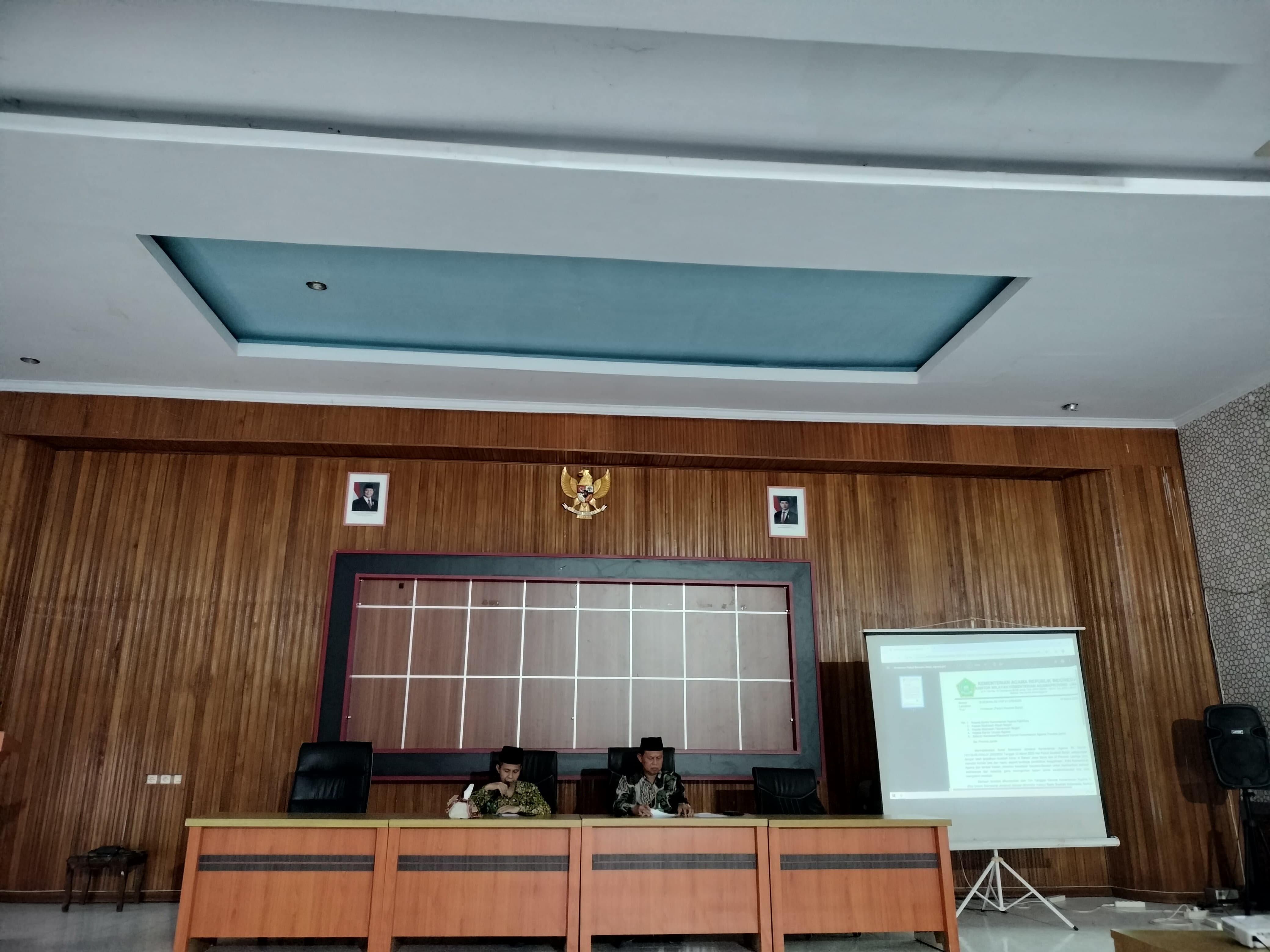 Kepala MTsN 7 Bungo Hadiri Rakor Bahas Cuti Bersama dan Kepedulian Bencana