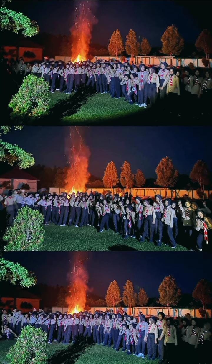 Proses Sebelum Pelantikan Penggalang Ramu dan Penggalang Terap MTs Negeri 7 Bungo