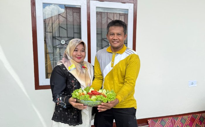 Kepala MTsN 7 Bungo Dan Ketua DWP Turut Meriahkan Lomba Masak HAB Kemenag Bungo