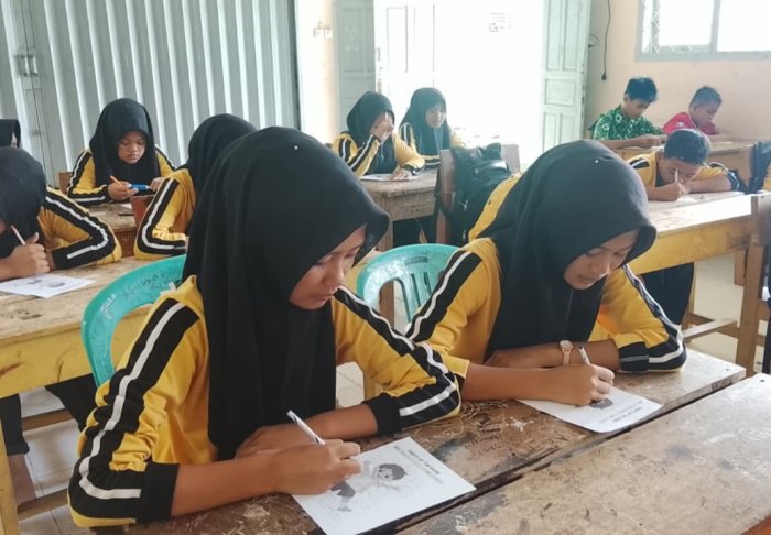 Kuis Parts of The Body Hidupkan Kelas VII B, Pembelajaran Bahasa Inggris MTsN 7 Bungo Kian Interaktif dan Menyenangkan