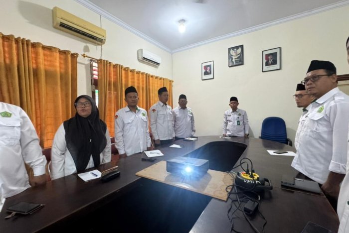 Kepala MTsN 7 Bungo Hadiri Rakor Penyusunan RKA Tahun Anggaran 2026 di Kemenag Bungo