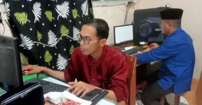 H-2 Menjelang ASAS Berbasis Android, Panitia MTsN 7 Bungo Pastikan Kesiapan Server dan Jaringan