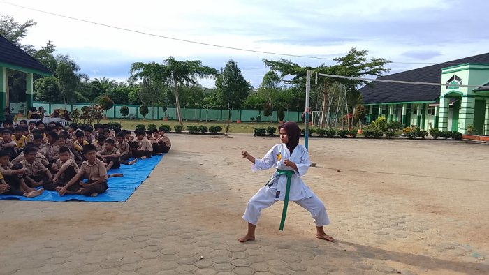 Maura Tampilkan Atraksi Seni Bela Diri GOKASI di Grand Final Minat Bakat MTsN 7 Bungo